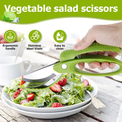 Double Blade Salad Scissors Washable Salad Chopper