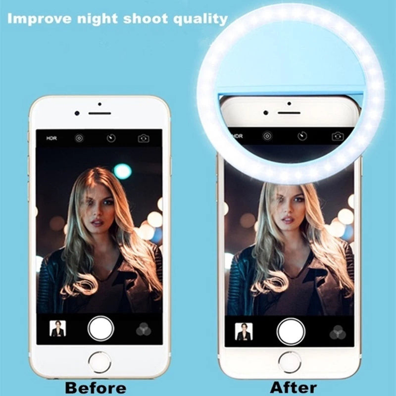 Selfie Ring Light With LED Camera
